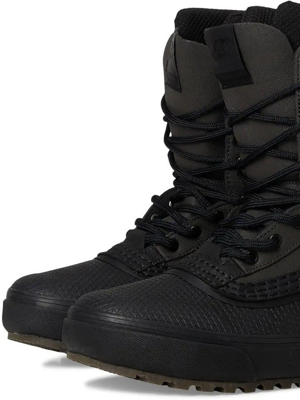 Vans Mte Standard Zip Waterproof Boot Women Size 8 Men Size 6.5 Faded Black NEW!